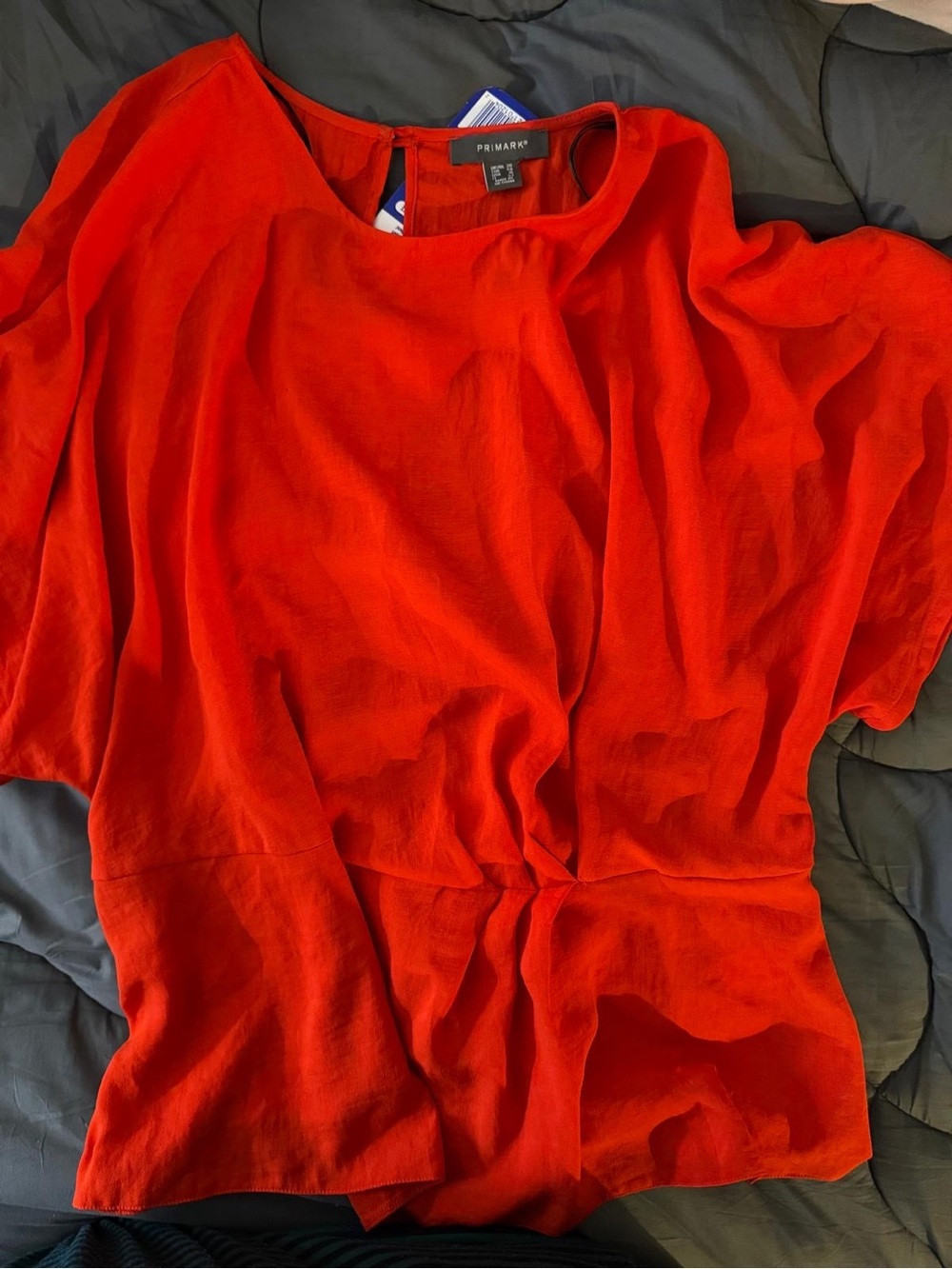 Primark Women’s Bright Red Short Sleeve Blouse